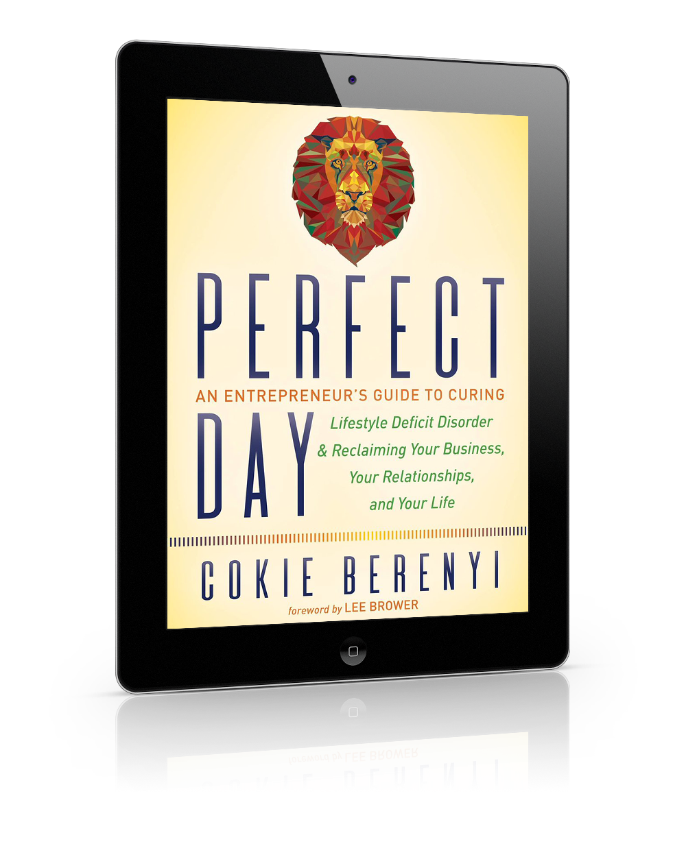 Image of the digital version of Cokie Berenyi's new book, Perfect Day.